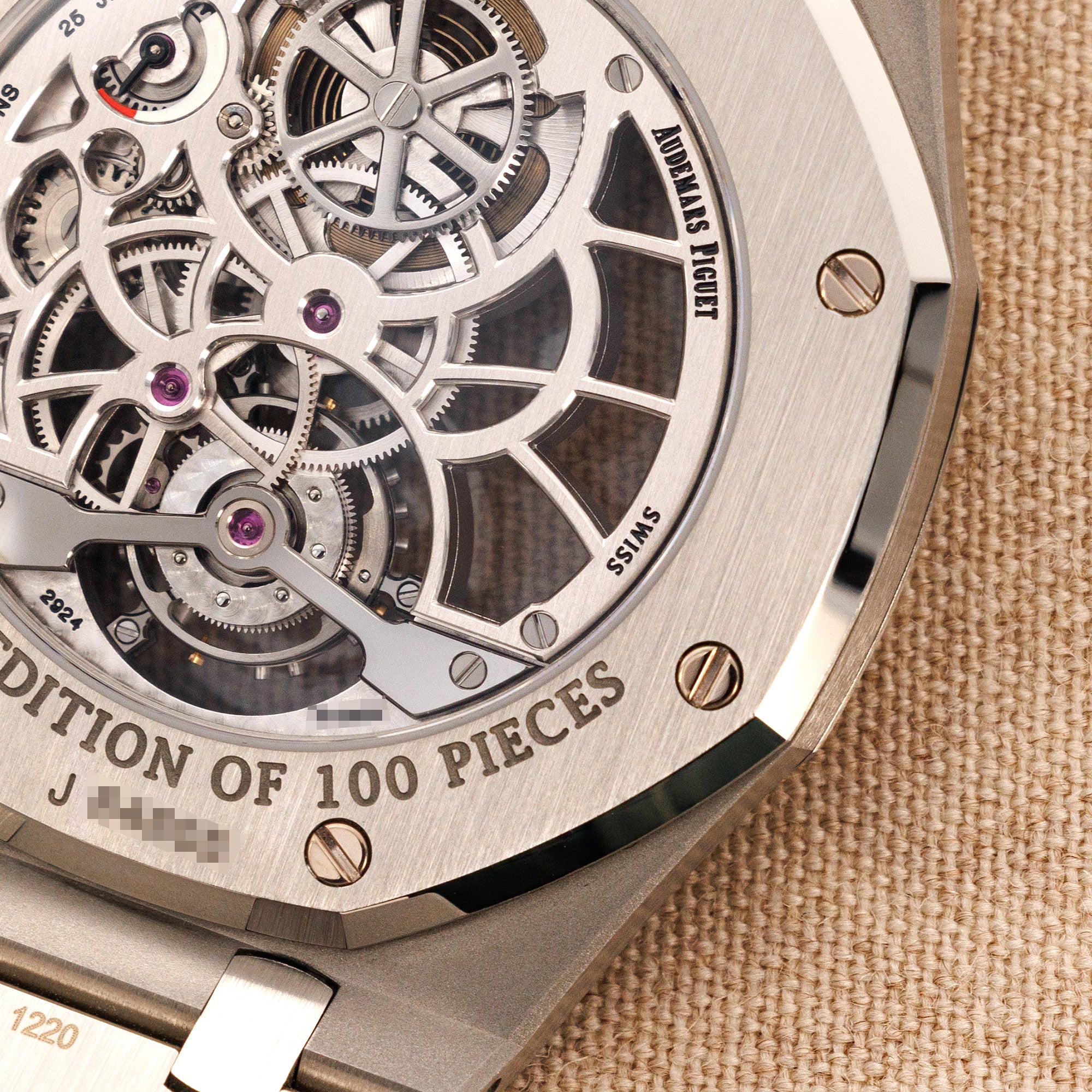 Audemars Piguet - Audemars Piguet Steel Royal Oak Skeleton Tourbillon Watch Ref. 26518 - The Keystone Watches