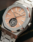 Audemars Piguet - Audemars Piguet Royal Oak Salmon Dial Tourbillon Watch Ref. 26531 - The Keystone Watches