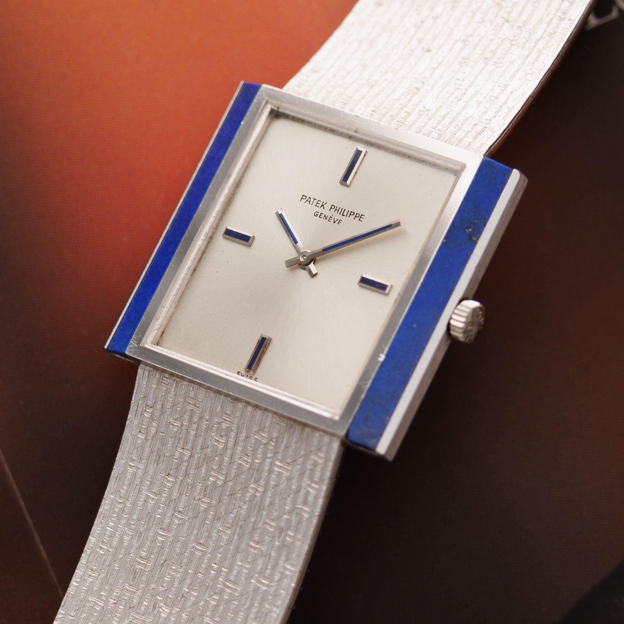 Patek Philippe - Patek Philippe White Gold Lapis Watch Ref. 3578 - The Keystone Watches