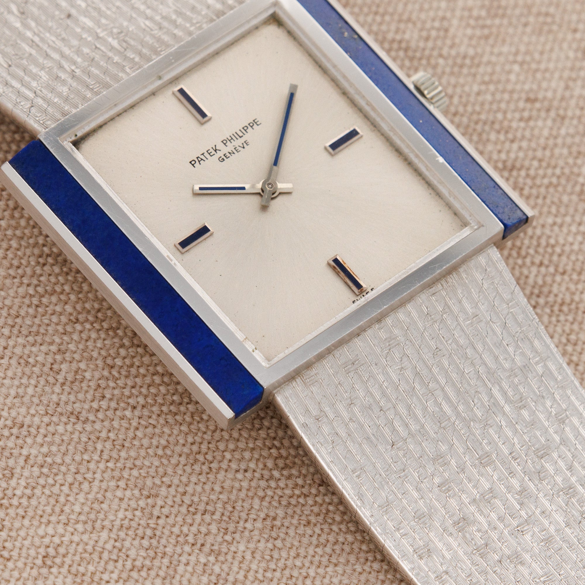 Patek Philippe - Patek Philippe White Gold Lapis Watch Ref. 3578 - The Keystone Watches