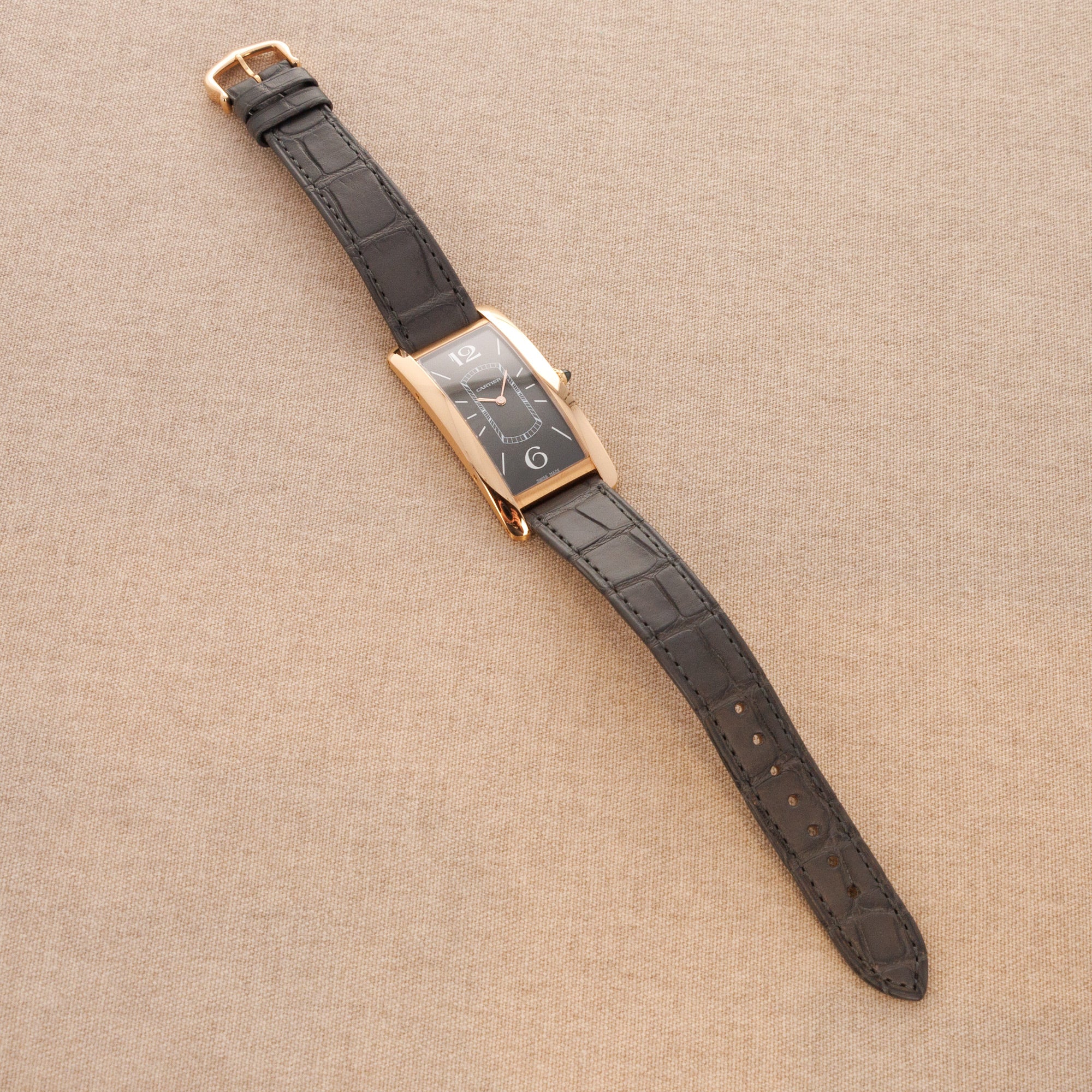 Cartier - Cartier Rose Gold Tank Cintree Ref. 4122 - The Keystone Watches