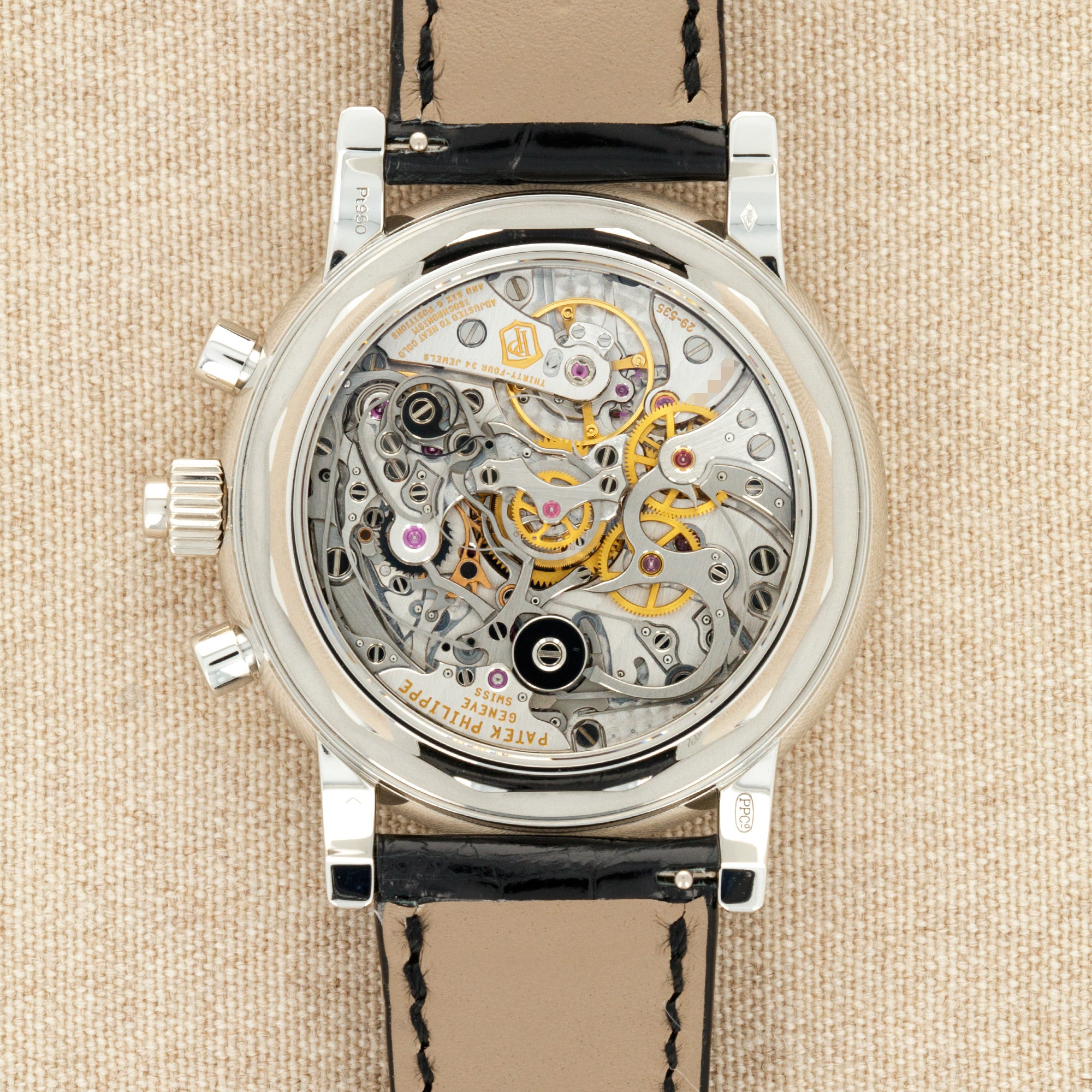 Patek Philippe - Patek Philippe Platinum Perpetual Calendar Split Seconds Chronograph Watch Ref. 5204P - The Keystone Watches