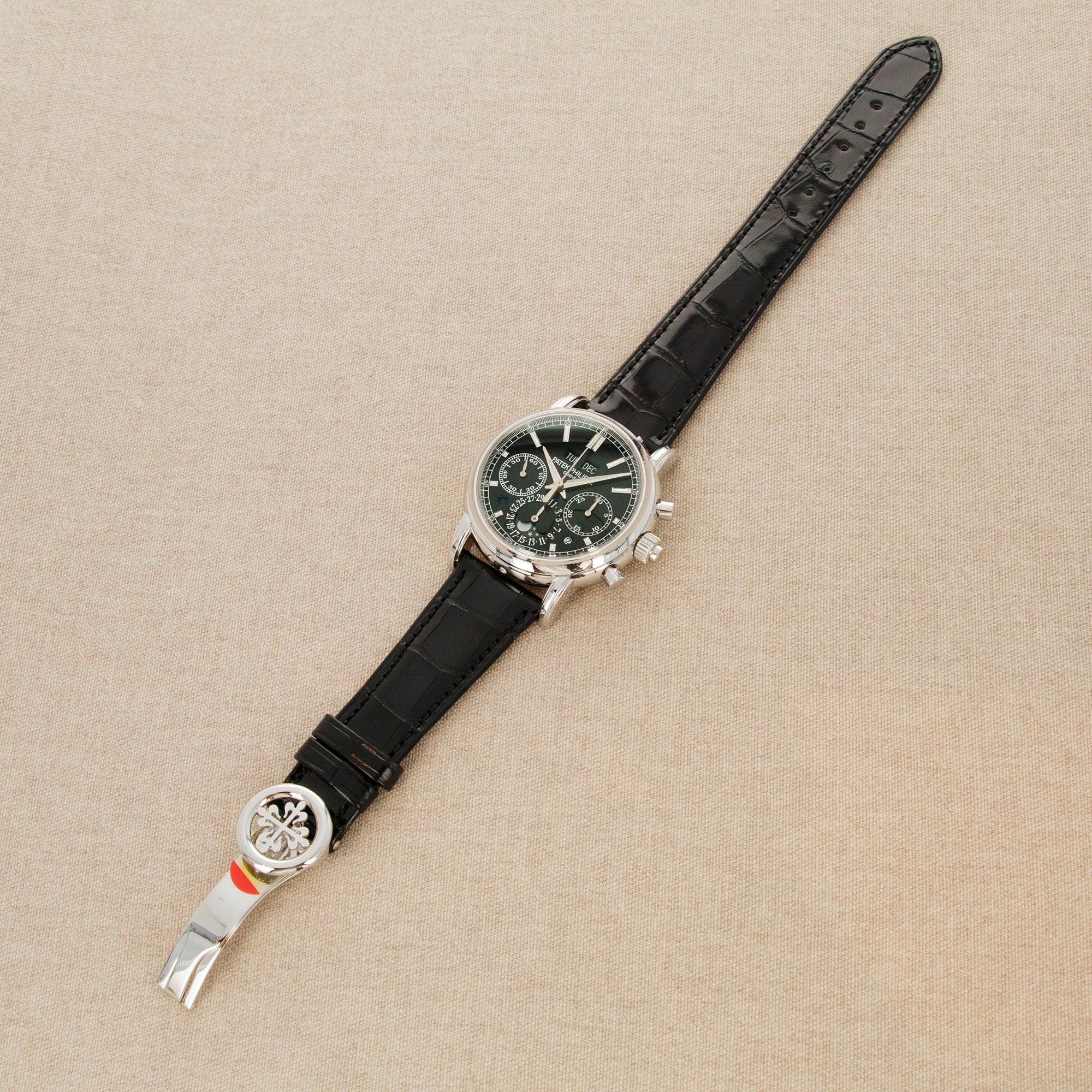Patek Philippe - Patek Philippe Platinum Perpetual Calendar Split Seconds Chronograph Watch Ref. 5204P - The Keystone Watches