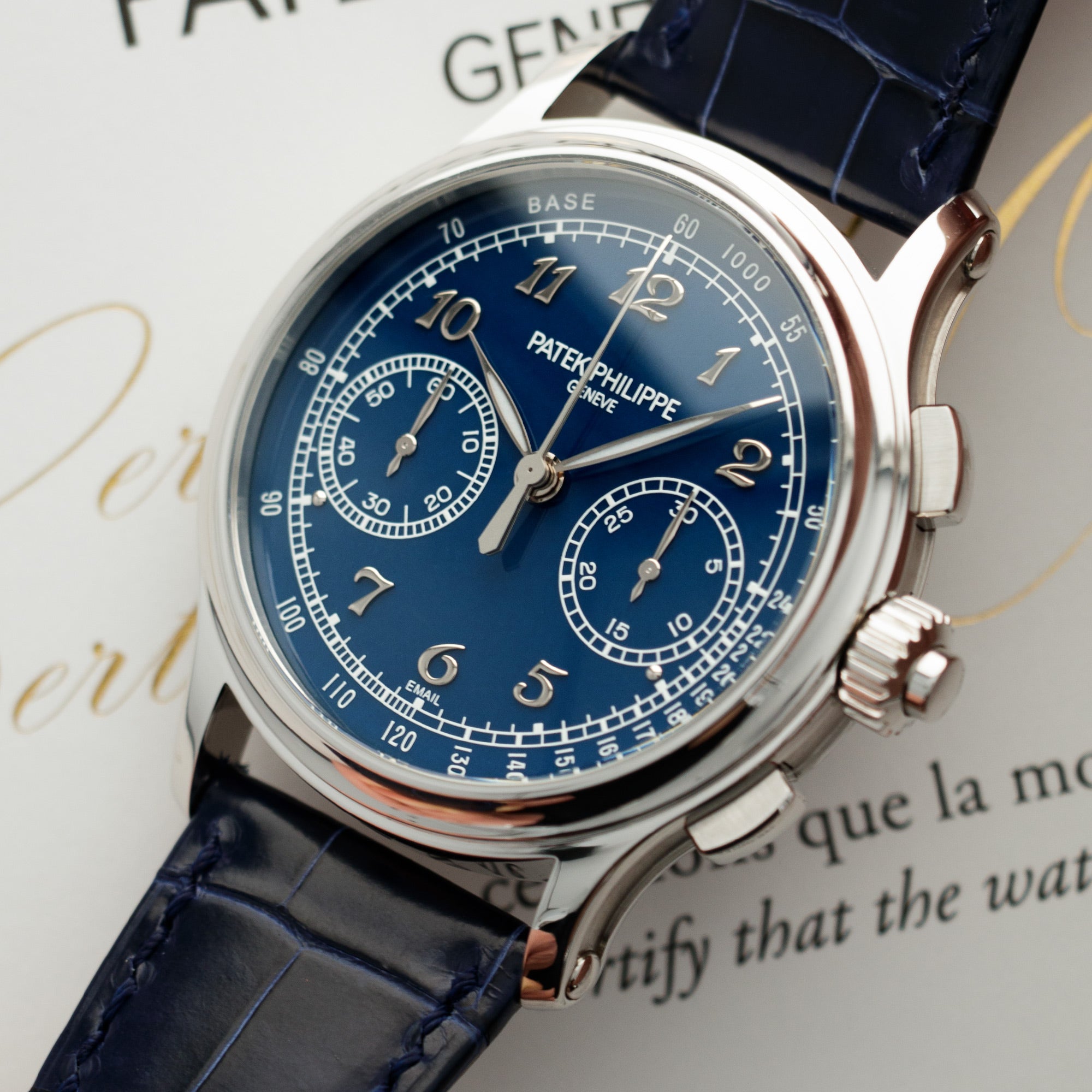 Patek Philippe - Patek Philippe Platinum Split Seconds Chronograph Watch Ref. 5370 - The Keystone Watches