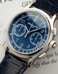 Patek Philippe - Patek Philippe Platinum Split Seconds Chronograph Watch Ref. 5370 - The Keystone Watches