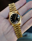 Rolex - Rolex Yellow Gold Datejust Ref. 68278 with Onyx and Diamond Dial (NEW ARRIVAL) - The Keystone Watches