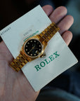 Rolex - Rolex Yellow Gold Datejust Ref. 68278 with Onyx and Diamond Dial (NEW ARRIVAL) - The Keystone Watches