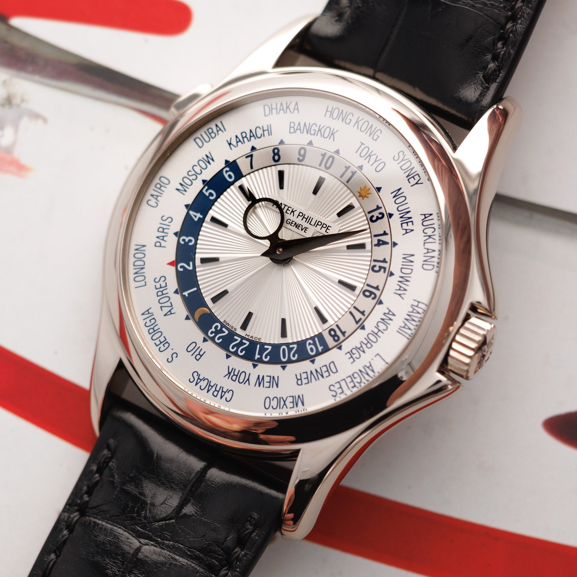 Patek Philippe - Patek Philippe White Gold World Time Watch Ref. 5130 - The Keystone Watches