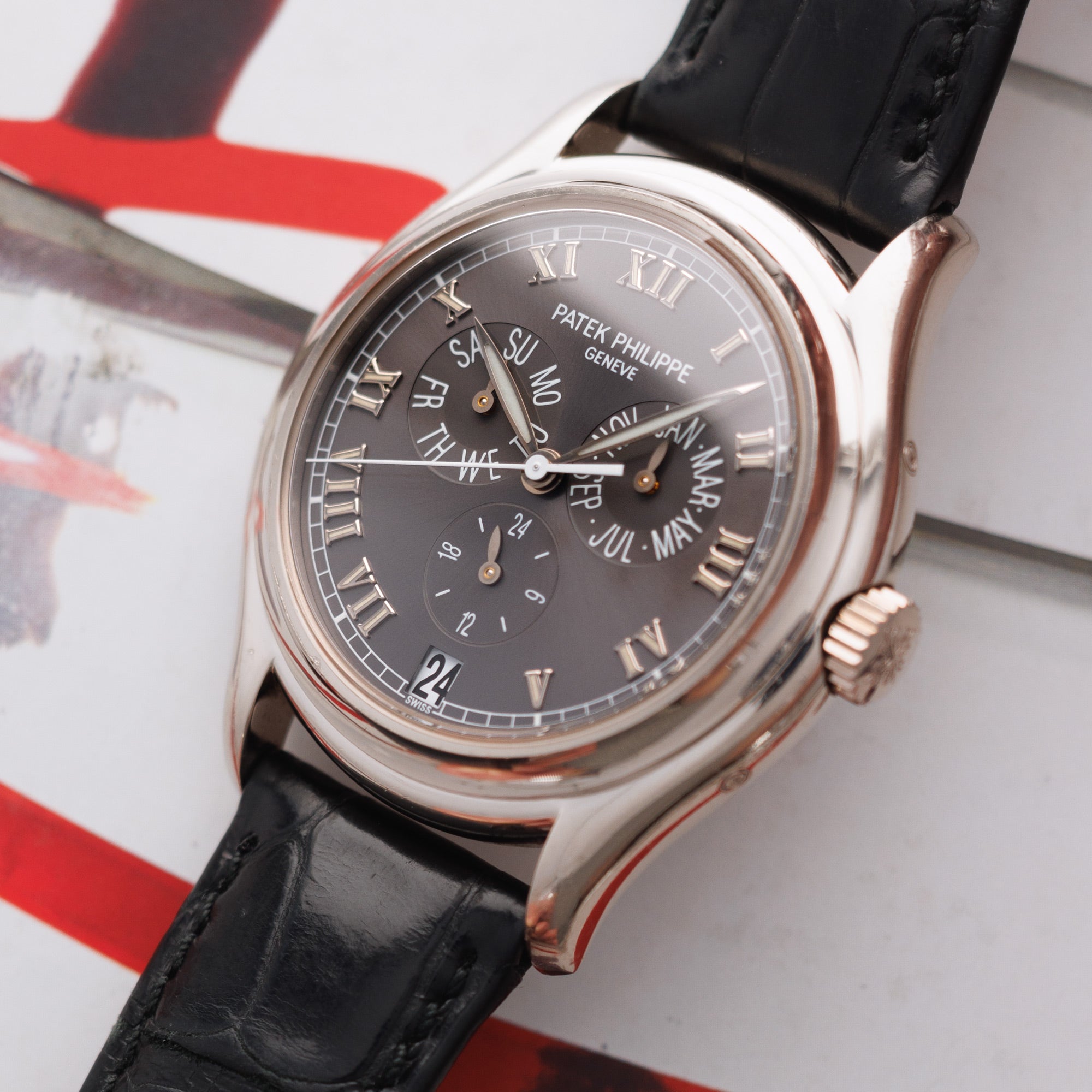 Patek Philippe - Patek Philippe White Gold Annual Calendar Watch Ref. 5035 - The Keystone Watches