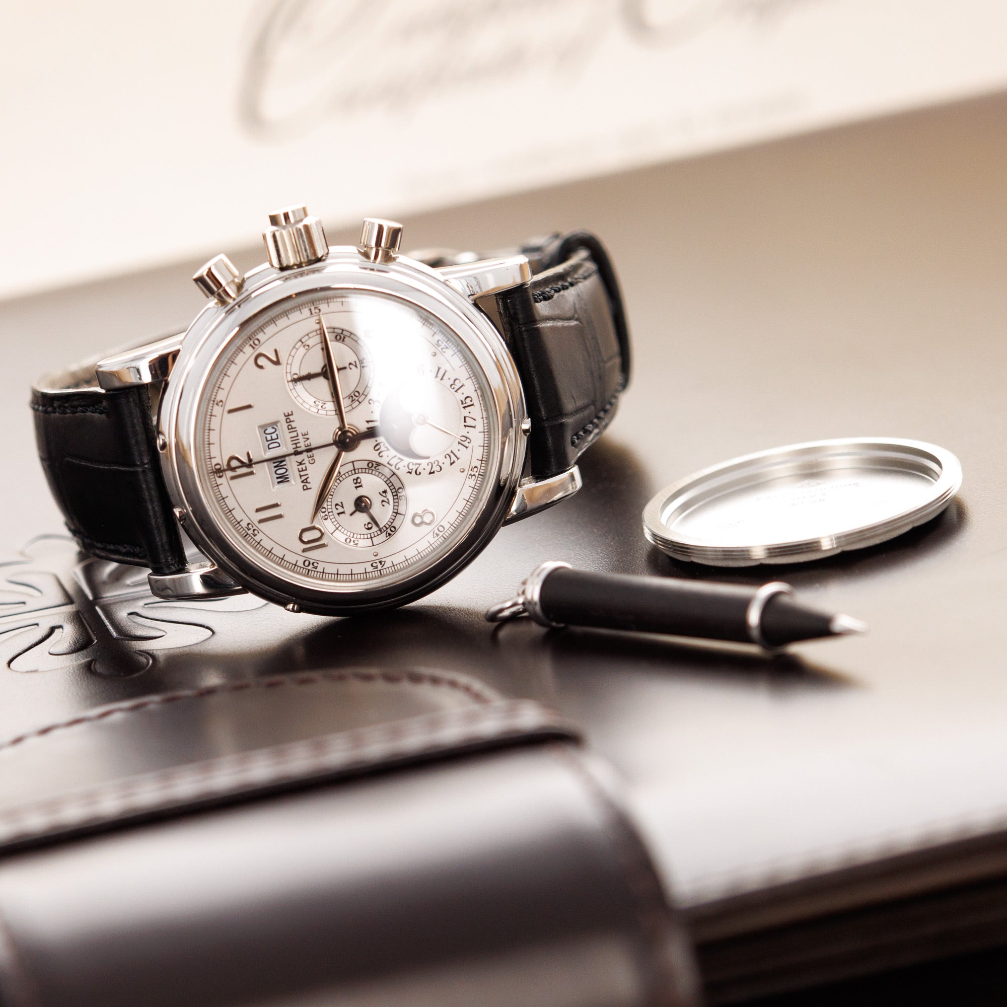 Patek Philippe - Patek Philippe Platinum Perpetual Calendar Split Seconds Chronograph Ref. 5004 - The Keystone Watches