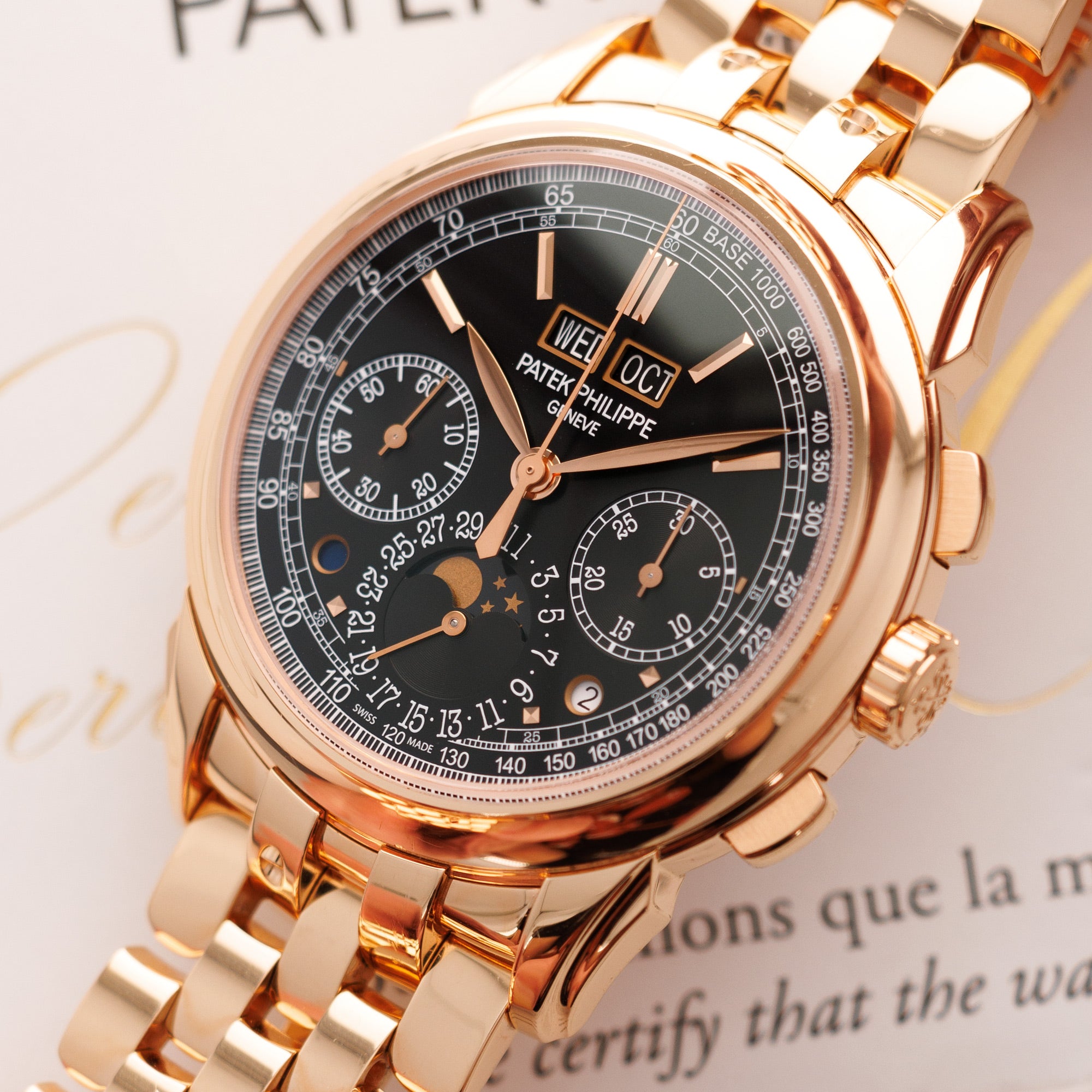 Patek Philippe - Patek Philippe Rose Gold Perpetual Calendar Chronograph Ref. 5270 - The Keystone Watches