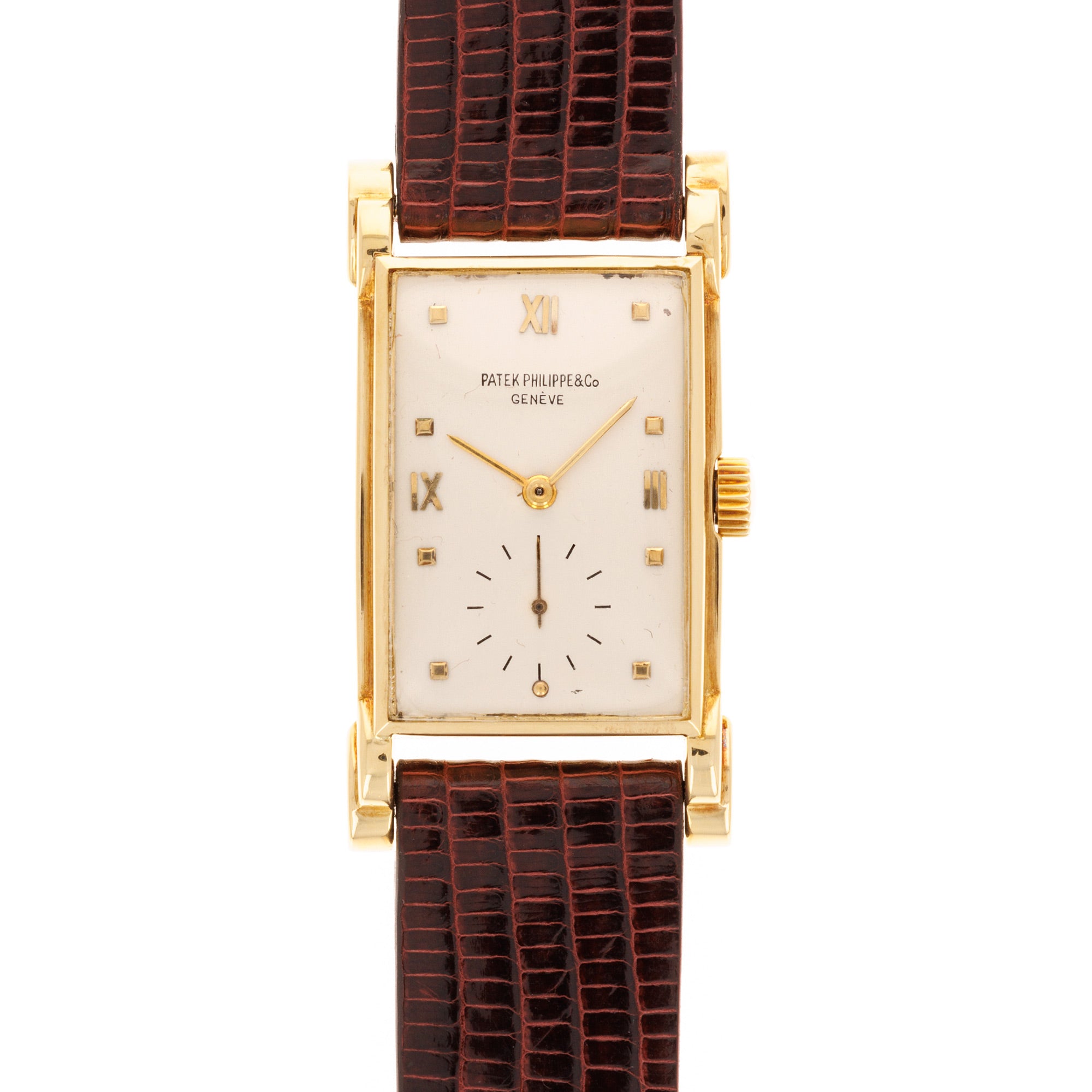 Patek Philippe - Patek Philippe Yellow Gold Rectangular Watch Ref. 2415 - The Keystone Watches
