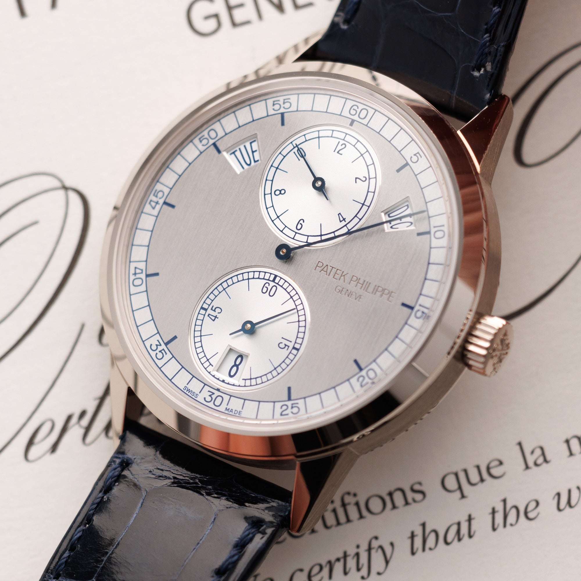 Patek Philippe - Patek Philippe White Gold Annual Calendar Regulator Watch Ref. 5235 - The Keystone Watches