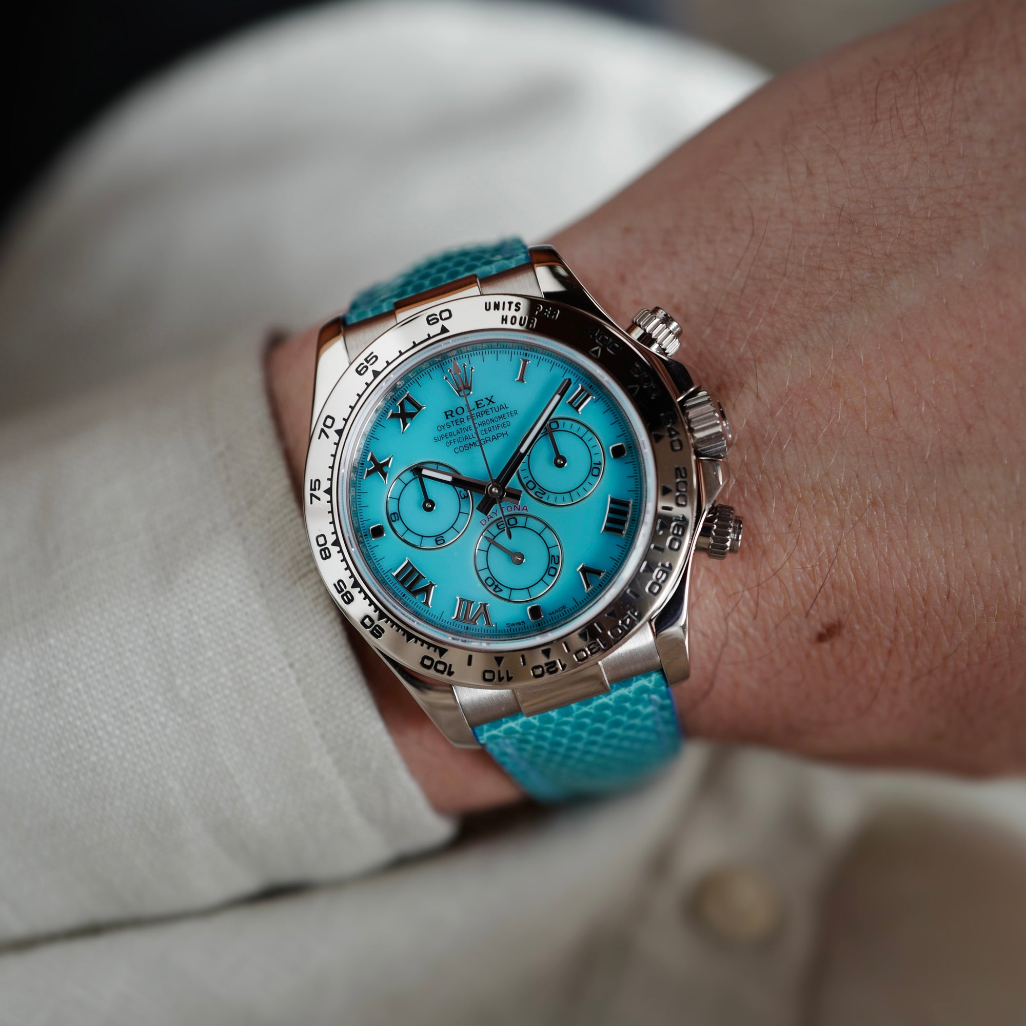 Rolex - Rolex Cosmograph Daytona Aqua Blue Beach Watch Ref. 116519 - The Keystone Watches