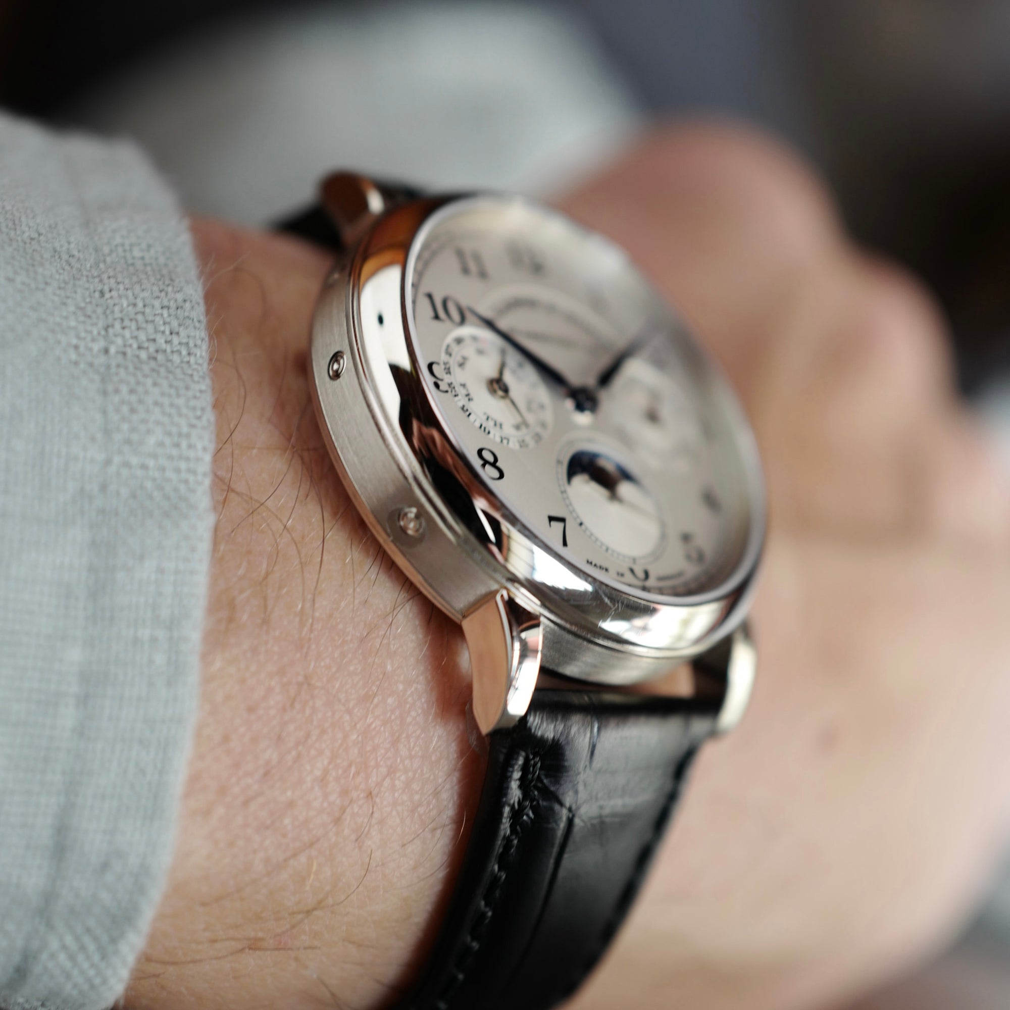 A. Lange & Sohne - A. Lange & Sohne White Gold 1815 Annual Calendar Watch Ref. 238.026 - The Keystone Watches
