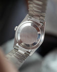 Rolex - Rolex Platinum Day-Date Ref. 18296 with Factory Diamond Dial and Lugs - The Keystone Watches