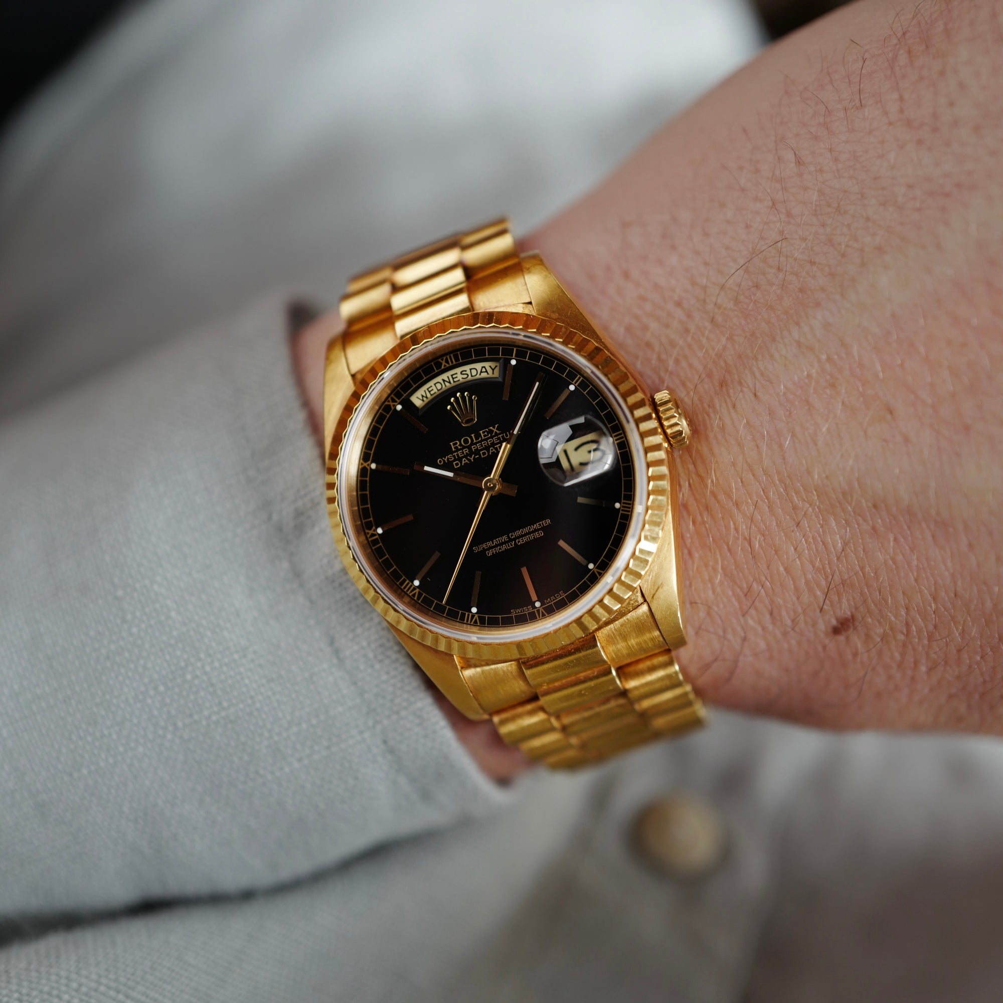 Rolex - Rolex Yellow Gold Day Date Ref. 18238 (NEW ARRIVAL) - The Keystone Watches