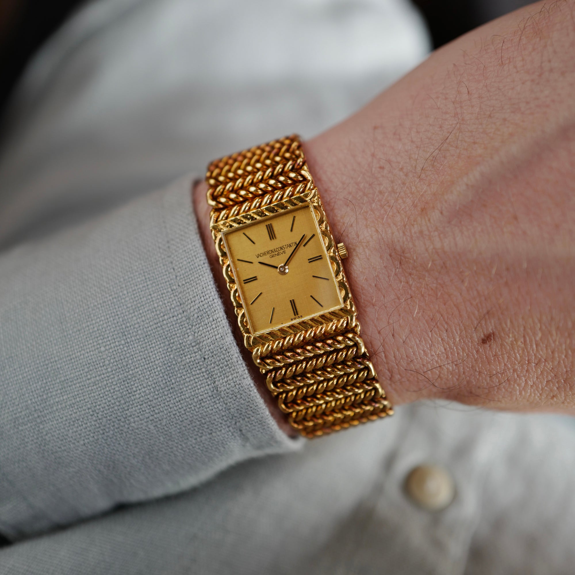 Vacheron Constantin - Vacheron Constantin Yellow Gold Mechanical Bracelet Watch (NEW ARRIVAL) - The Keystone Watches