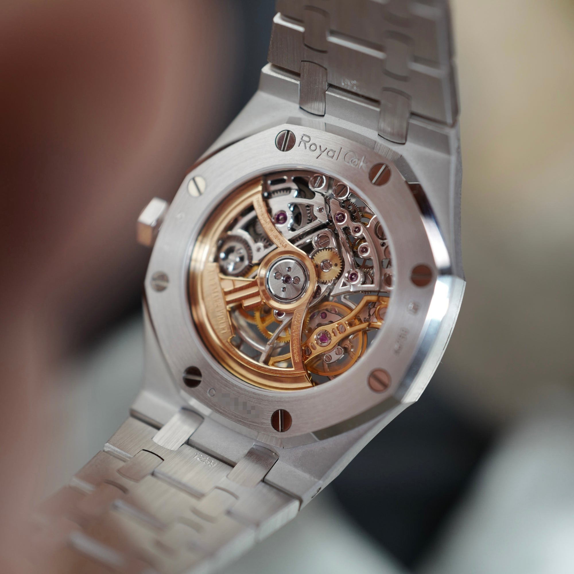 Audemars Piguet - Audemars Piguet White Gold Frosted Rainbow Royal Oak Ref. 15468 (NEW ARRIVAL) - The Keystone Watches