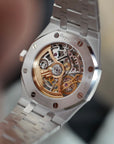 Audemars Piguet - Audemars Piguet White Gold Frosted Rainbow Royal Oak Ref. 15468 (NEW ARRIVAL) - The Keystone Watches