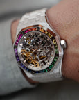 Audemars Piguet - Audemars Piguet White Gold Frosted Rainbow Royal Oak Ref. 15468 (NEW ARRIVAL) - The Keystone Watches