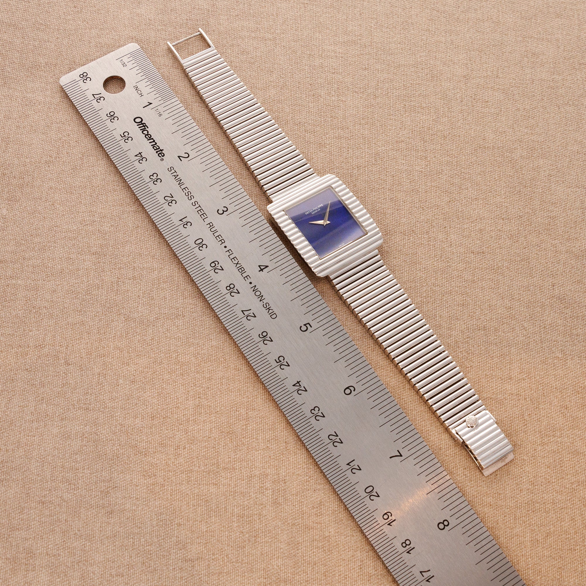 Patek Philippe - Patek Philippe White Gold Lapis Watch Ref. 3733 - The Keystone Watches