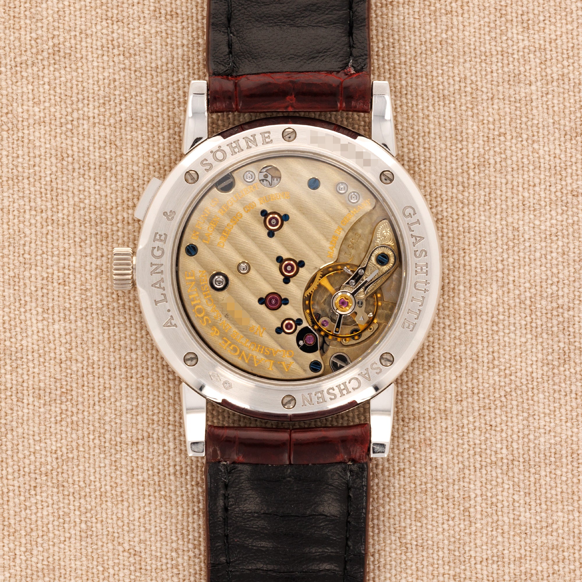 A. Lange &amp; Sohne - A. Lange &amp; Sohne Platinum Darth Saxonia 105.035 - The Keystone Watches