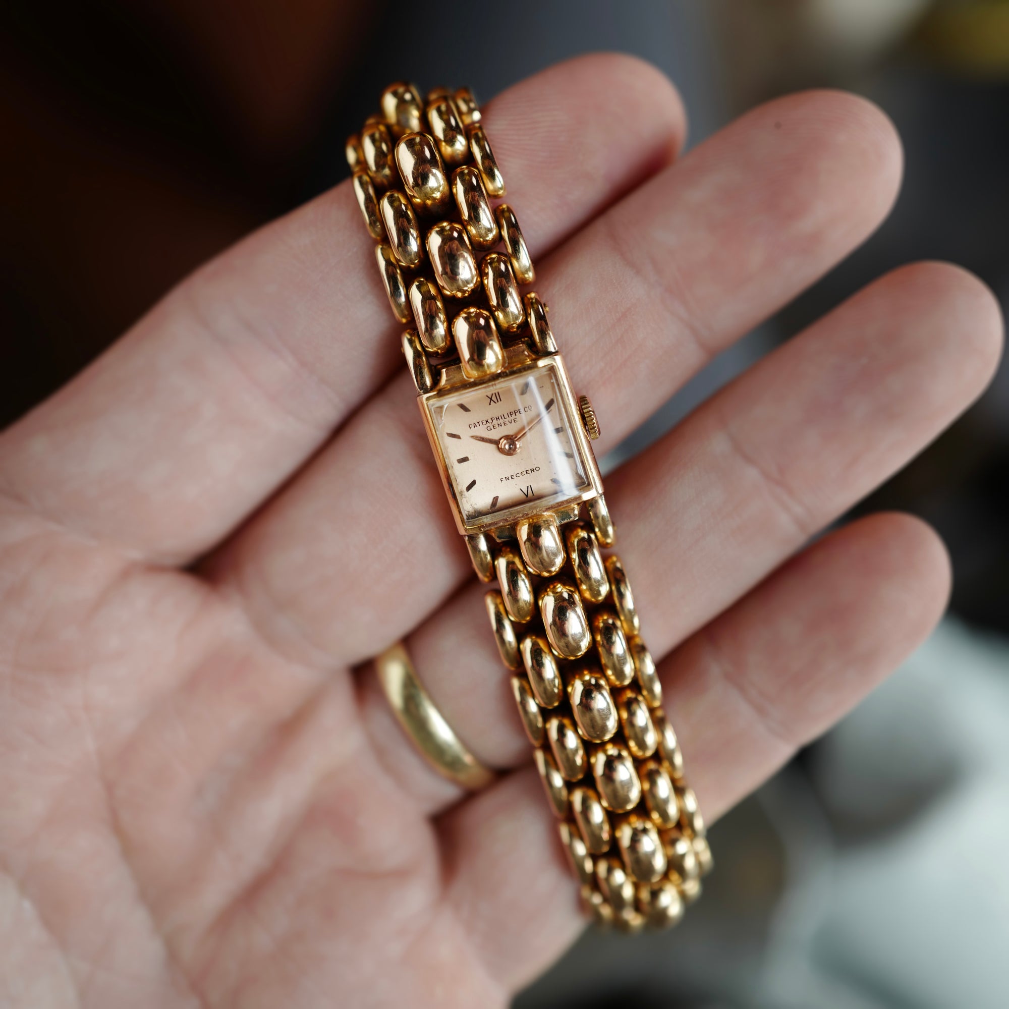 Patek Philippe - Patek Philippe Rose Gold Bracelet Watch Retailed by Freccero (NEW ARRIVAL) - The Keystone Watches