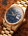 Rolex - Rolex Yellow Gold Day-Date Ref. 18038 with Blue Dial - The Keystone Watches