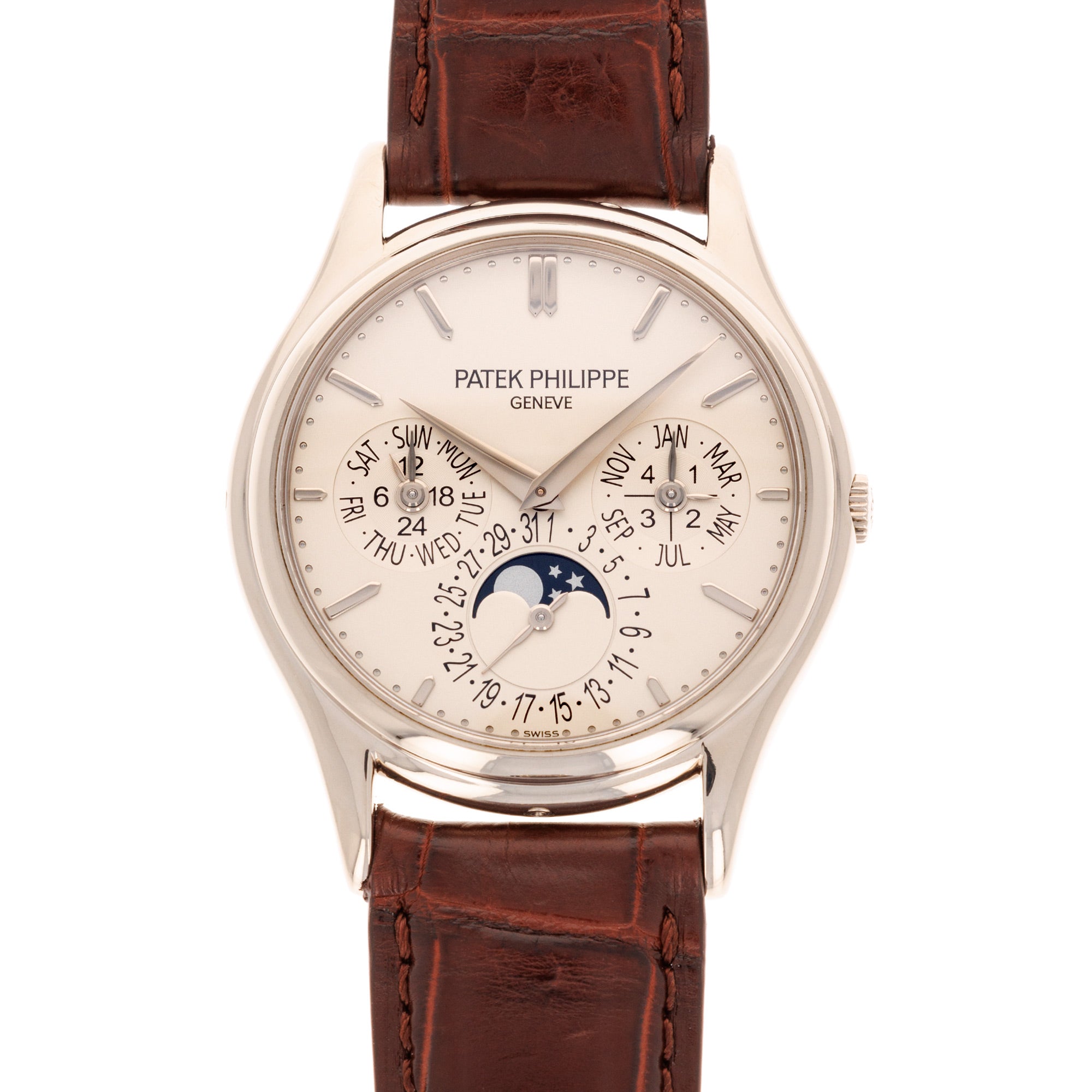 Patek Philippe - Patek Philippe White Gold Perpetual Calendar Watch Ref. 5140 - The Keystone Watches