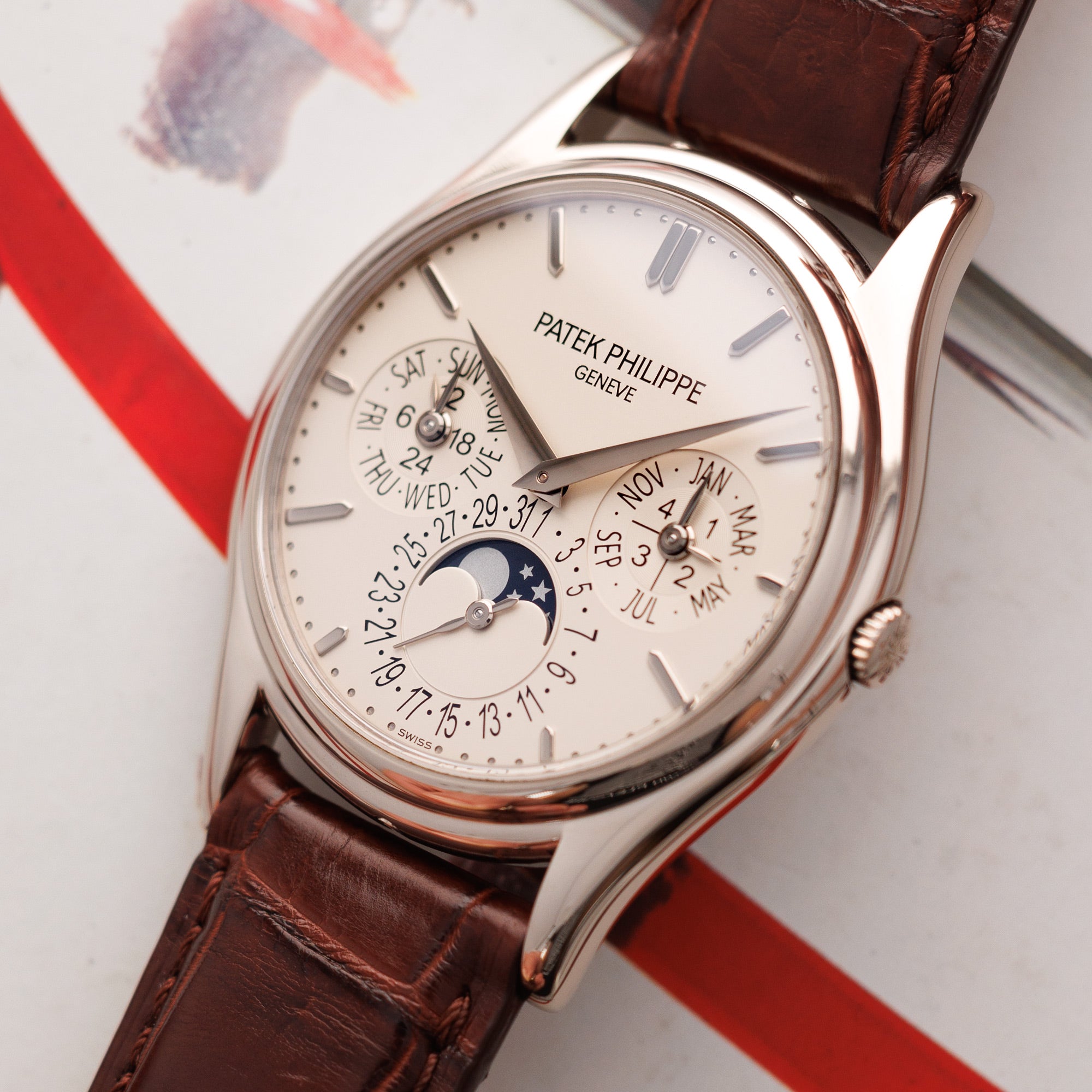 Patek Philippe - Patek Philippe White Gold Perpetual Calendar Watch Ref. 5140 - The Keystone Watches