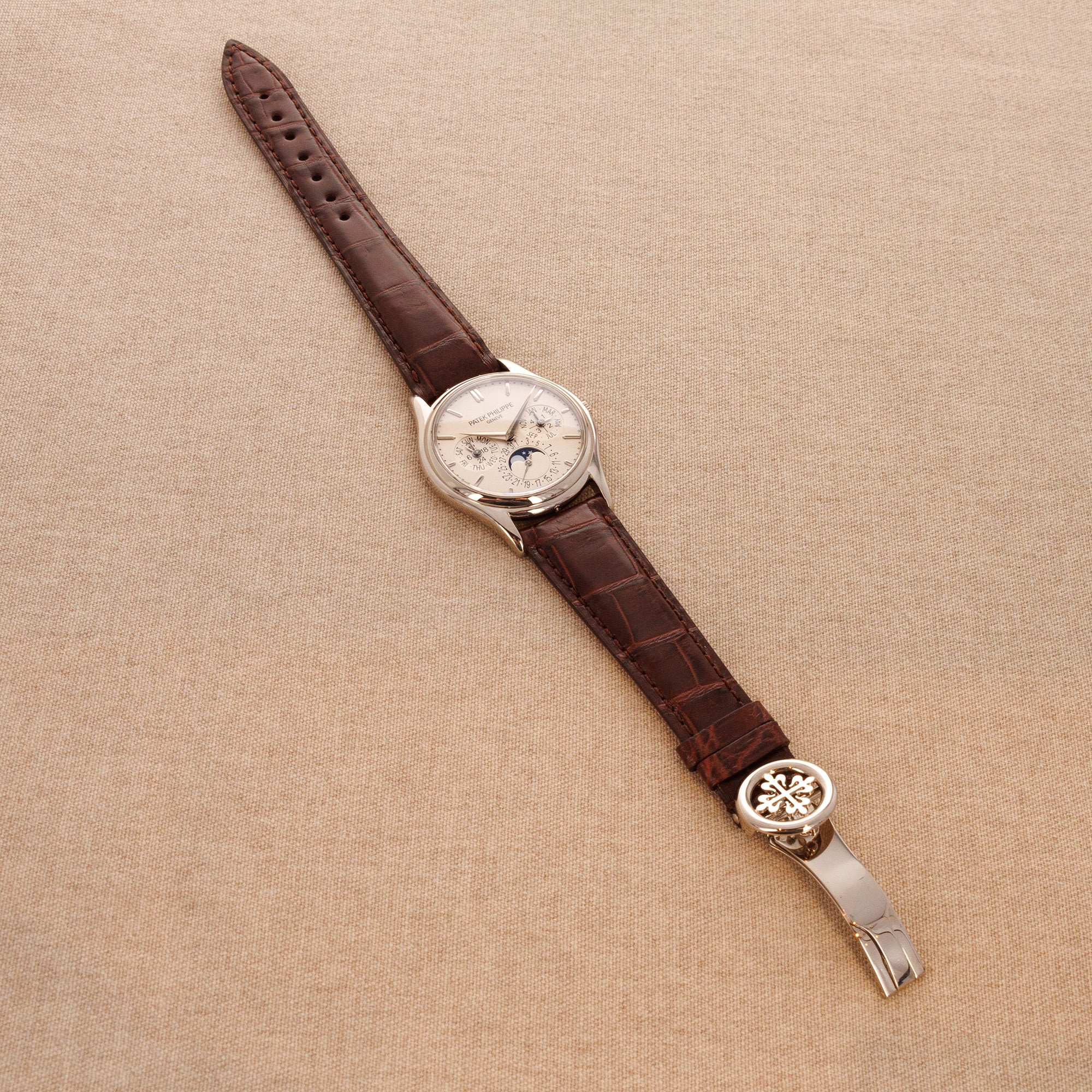 Patek Philippe - Patek Philippe White Gold Perpetual Calendar Watch Ref. 5140 - The Keystone Watches