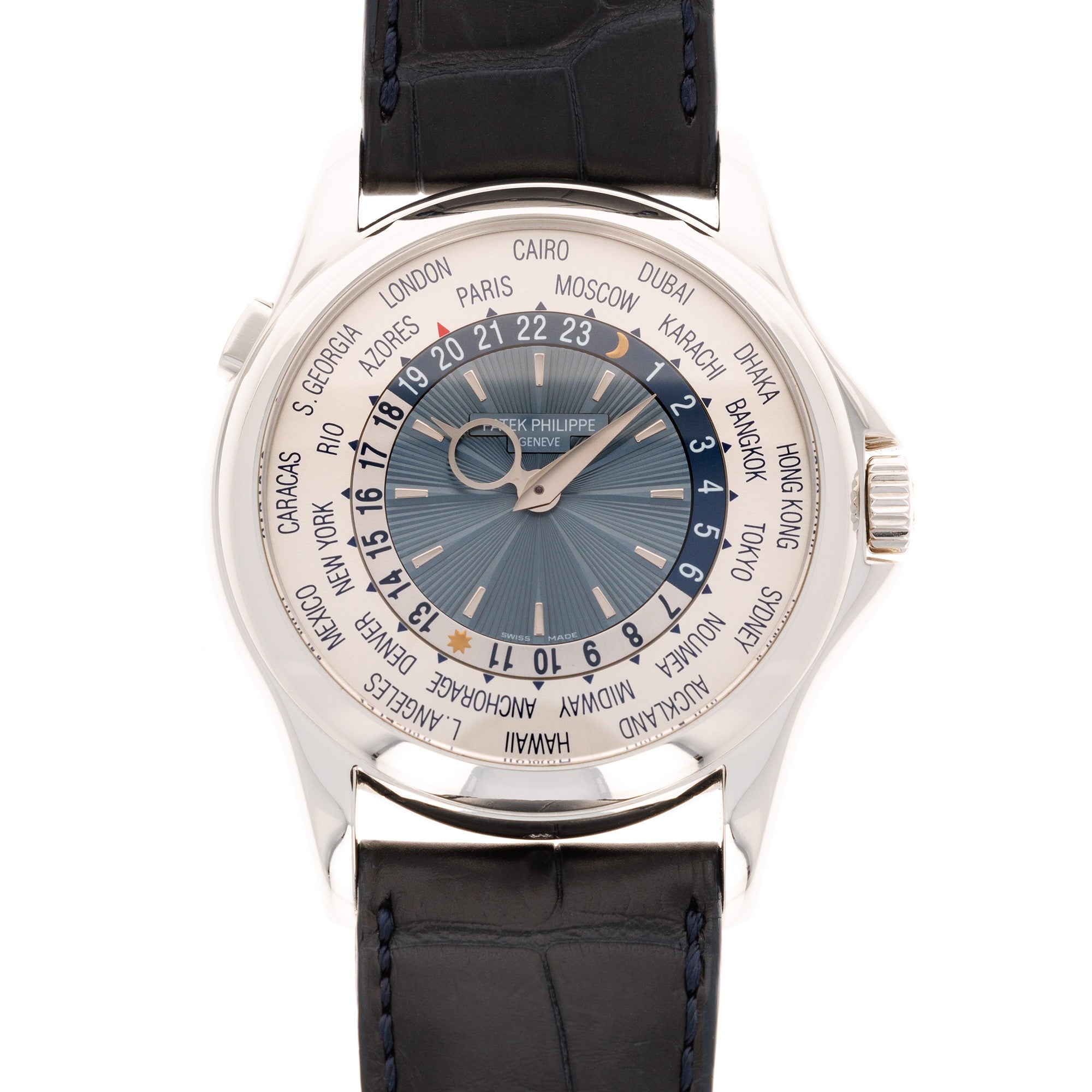Patek Philippe - Patek Philippe Platinum World Time Watch Ref. 5130 - The Keystone Watches