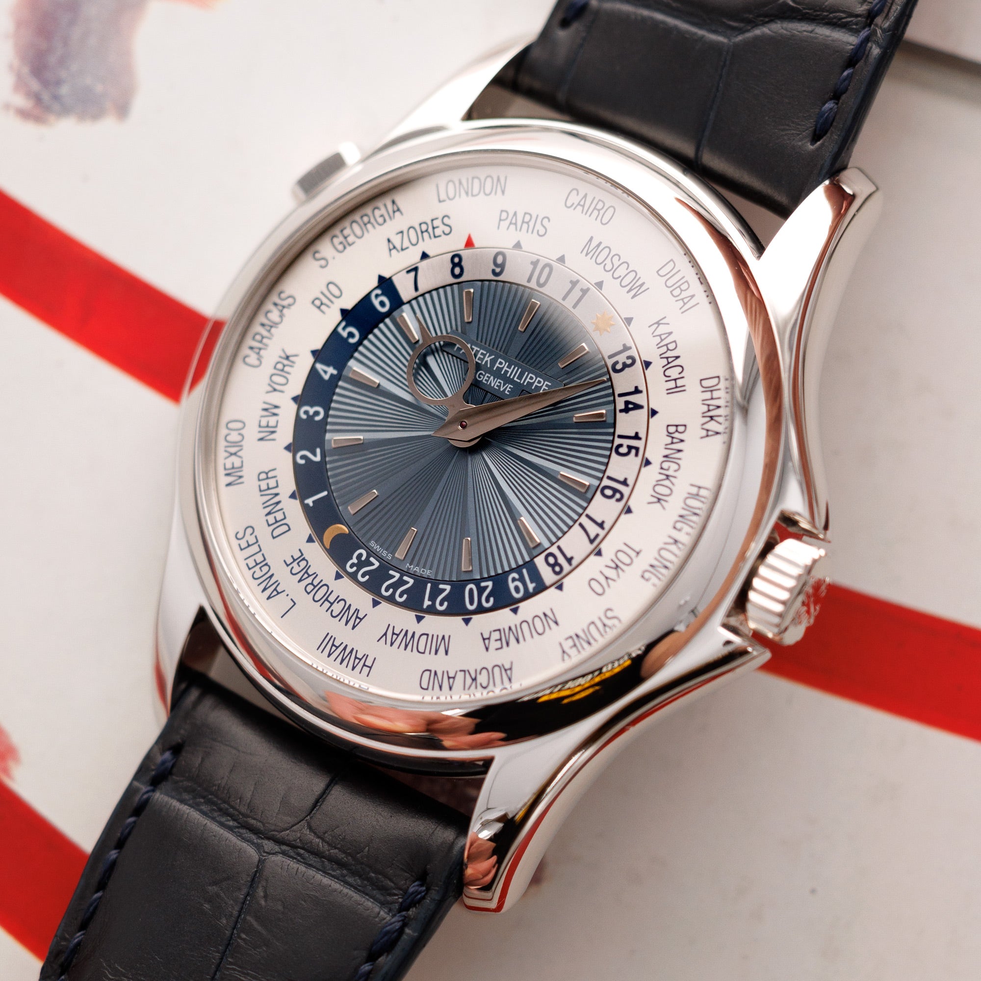Patek Philippe - Patek Philippe Platinum World Time Watch Ref. 5130 - The Keystone Watches