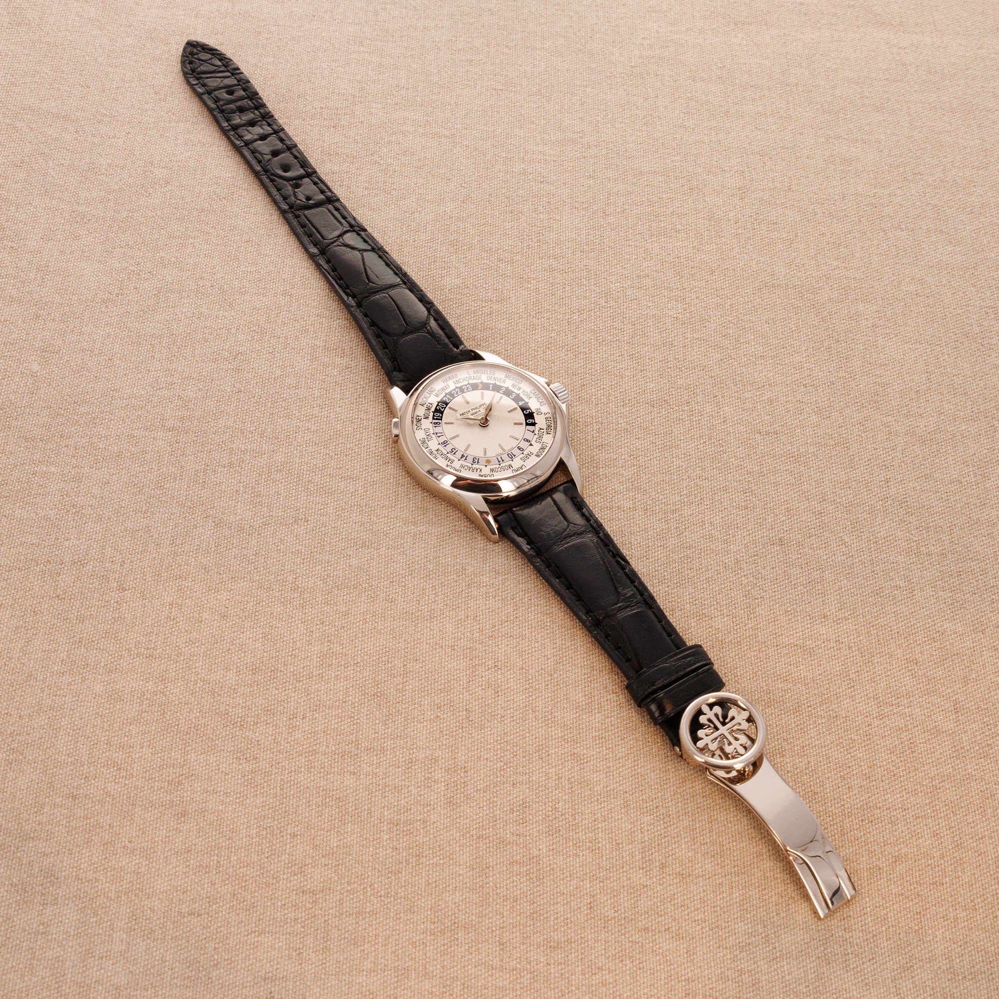 Patek Philippe - Patek Philippe White Gold World Time Watch Ref. 5110G - The Keystone Watches