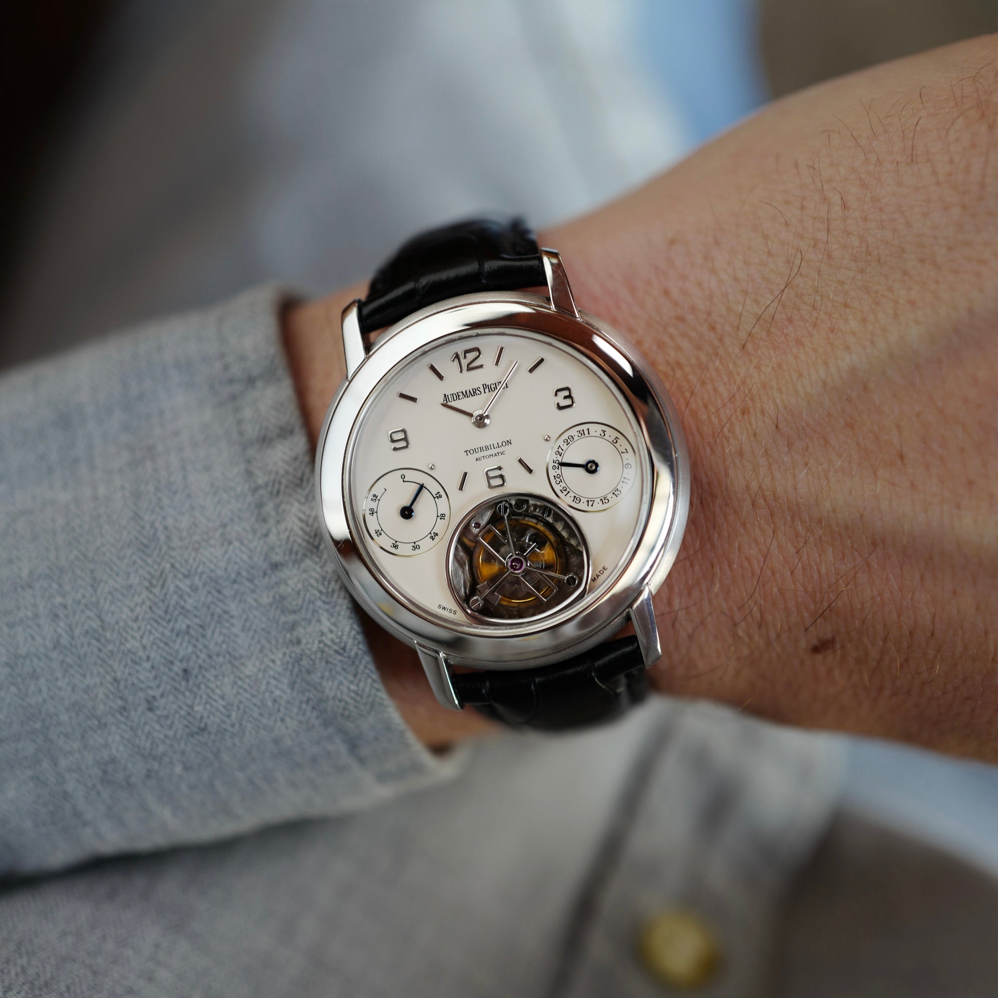 Audemars Piguet - Audemars Piguet Platinum Tourbillon Watch Ref. 25718 (NEW ARRIVAL) - The Keystone Watches