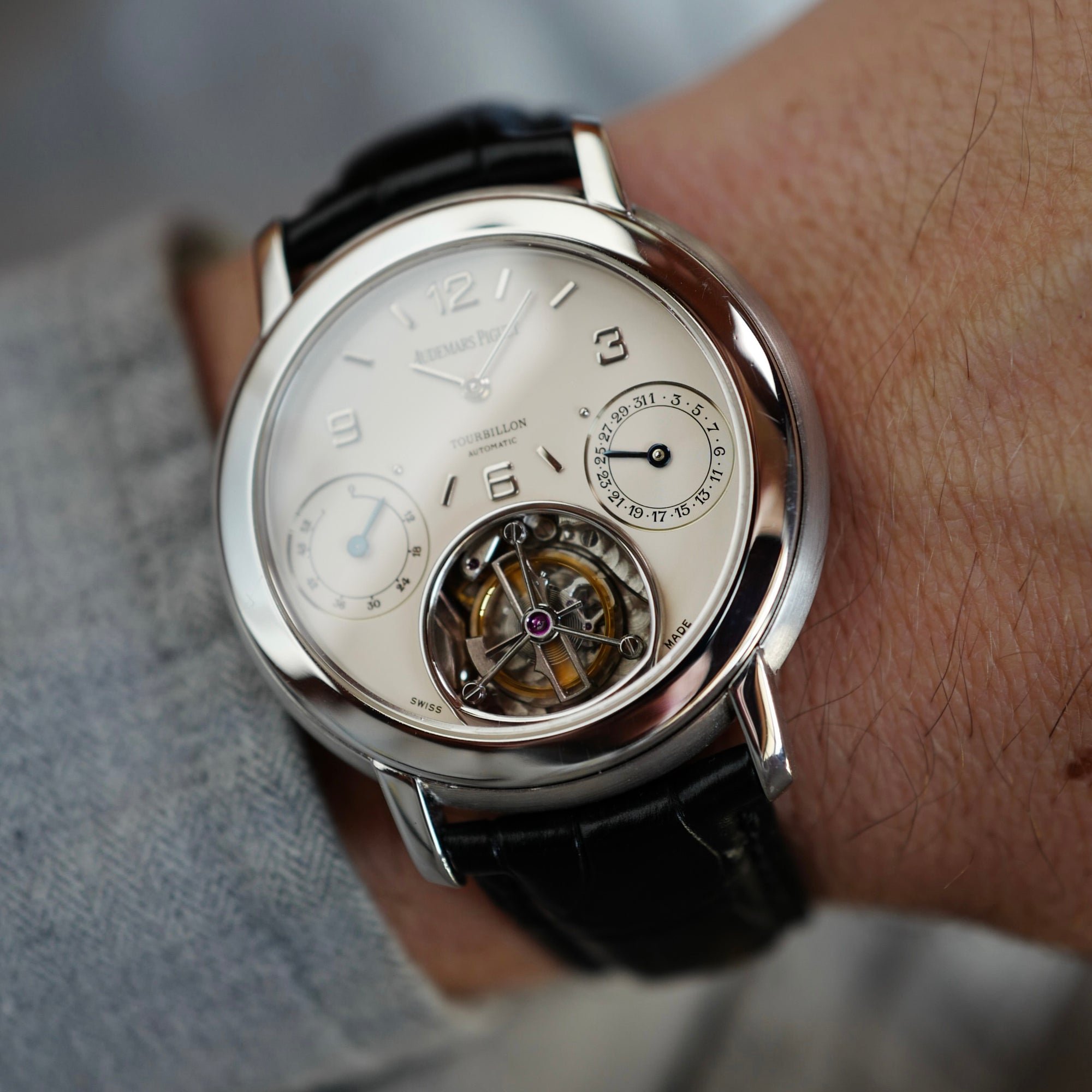 Audemars Piguet - Audemars Piguet Platinum Tourbillon Watch Ref. 25718 (NEW ARRIVAL) - The Keystone Watches