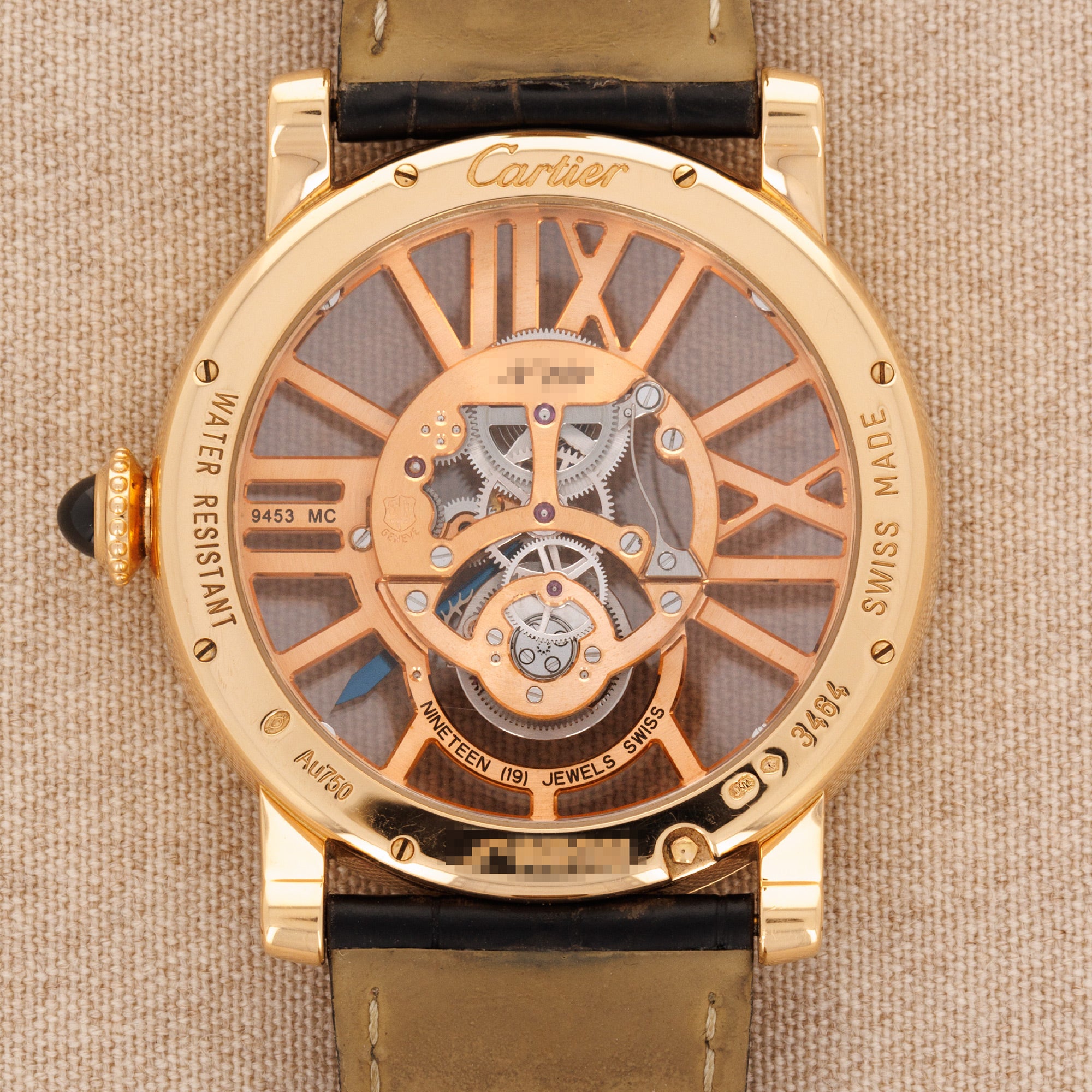 Cartier - Cartier Rose Gold Flying Tourbillon Watch Ref W1580046 - The Keystone Watches