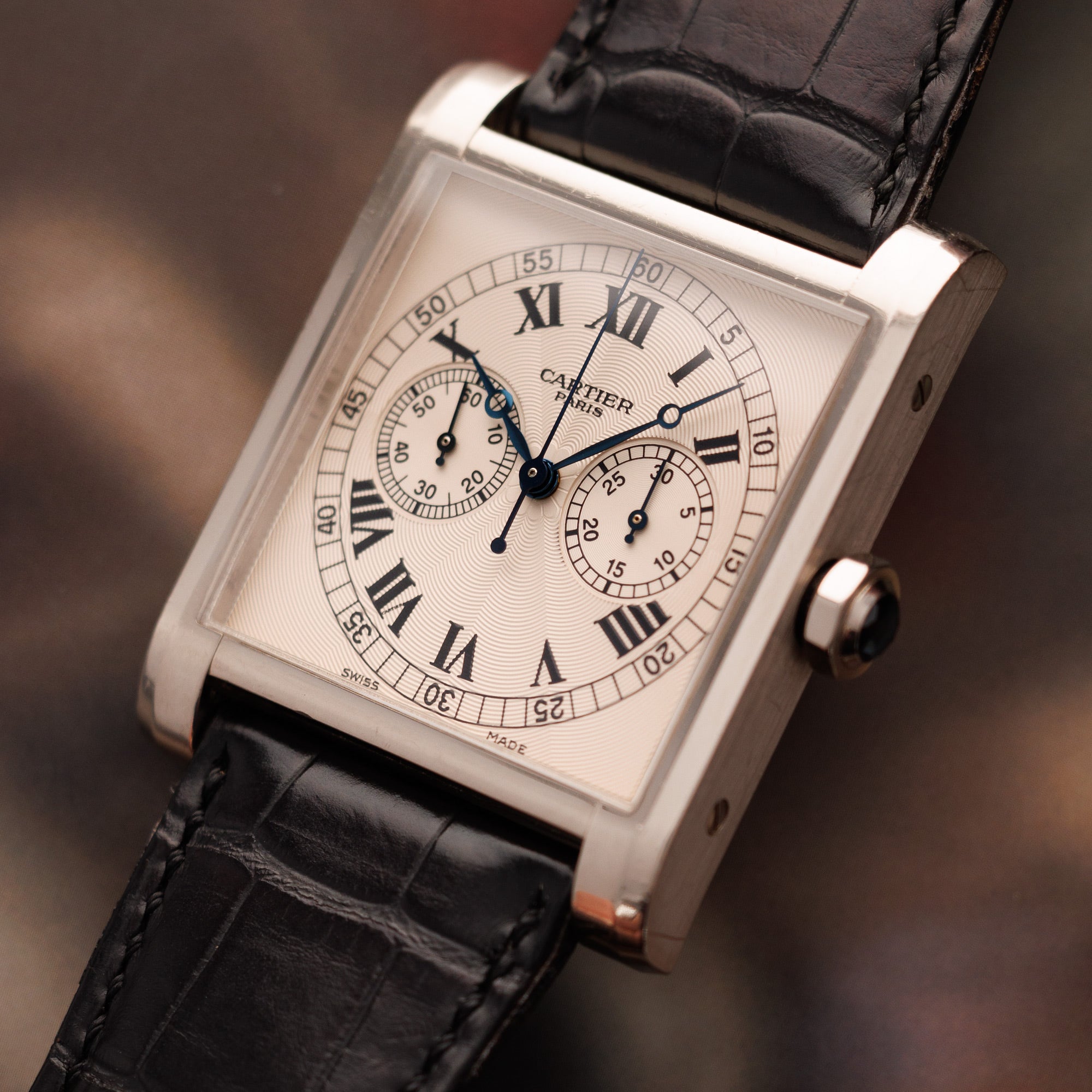 Cartier tank monopoussoir hotsell