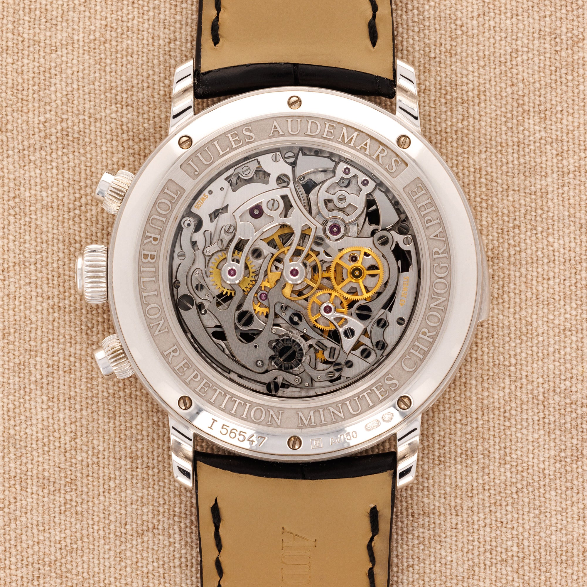 Audemars Piguet - Audemars Piguet White Gold Skeleton Tourbillon Minute Repeater Chronograph Ref. 26345 - The Keystone Watches