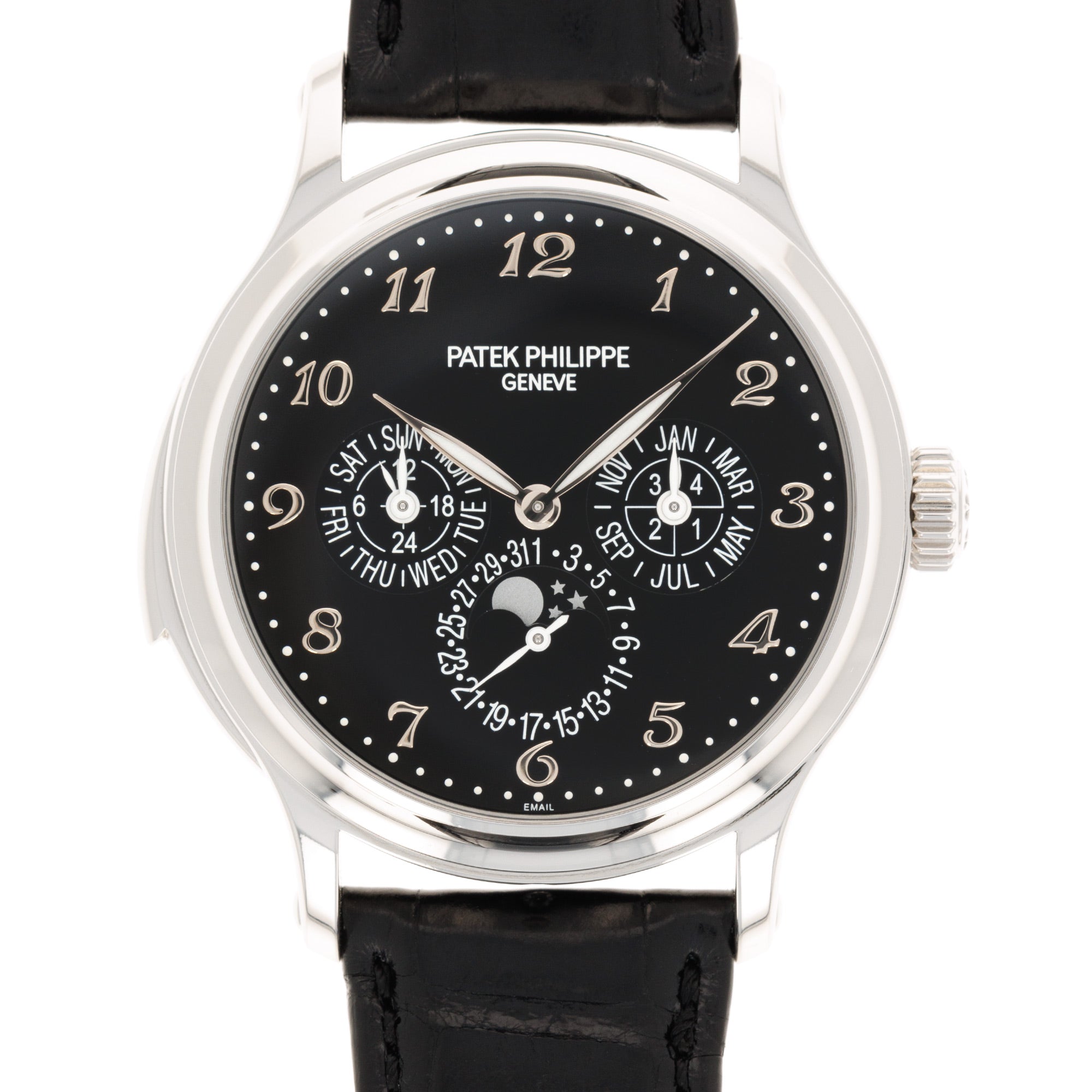 Patek Philippe - Patek Philippe Platinum Perpetual Calendar Minute Repeater Watch Ref. 5374 - The Keystone Watches