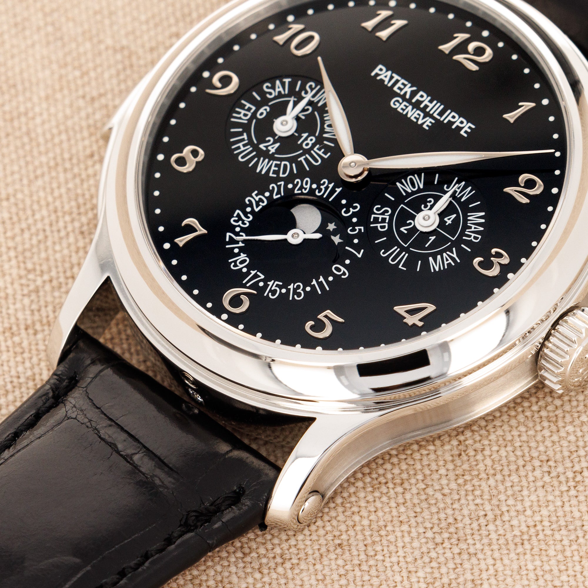 Patek Philippe - Patek Philippe Platinum Perpetual Calendar Minute Repeater Watch Ref. 5374 - The Keystone Watches