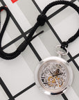 Audemars Piguet - Audemars Piguet White Gold Skeleton Pocket Watch - The Keystone Watches