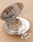 Audemars Piguet - Audemars Piguet White Gold Skeleton Pocket Watch - The Keystone Watches
