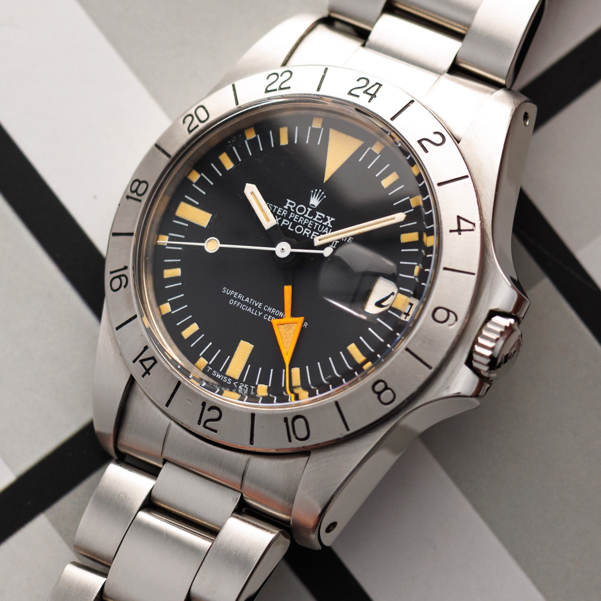Rolex - Rolex Steel Explorer II Orange Hand Watch Ref. 1655 - The Keystone Watches
