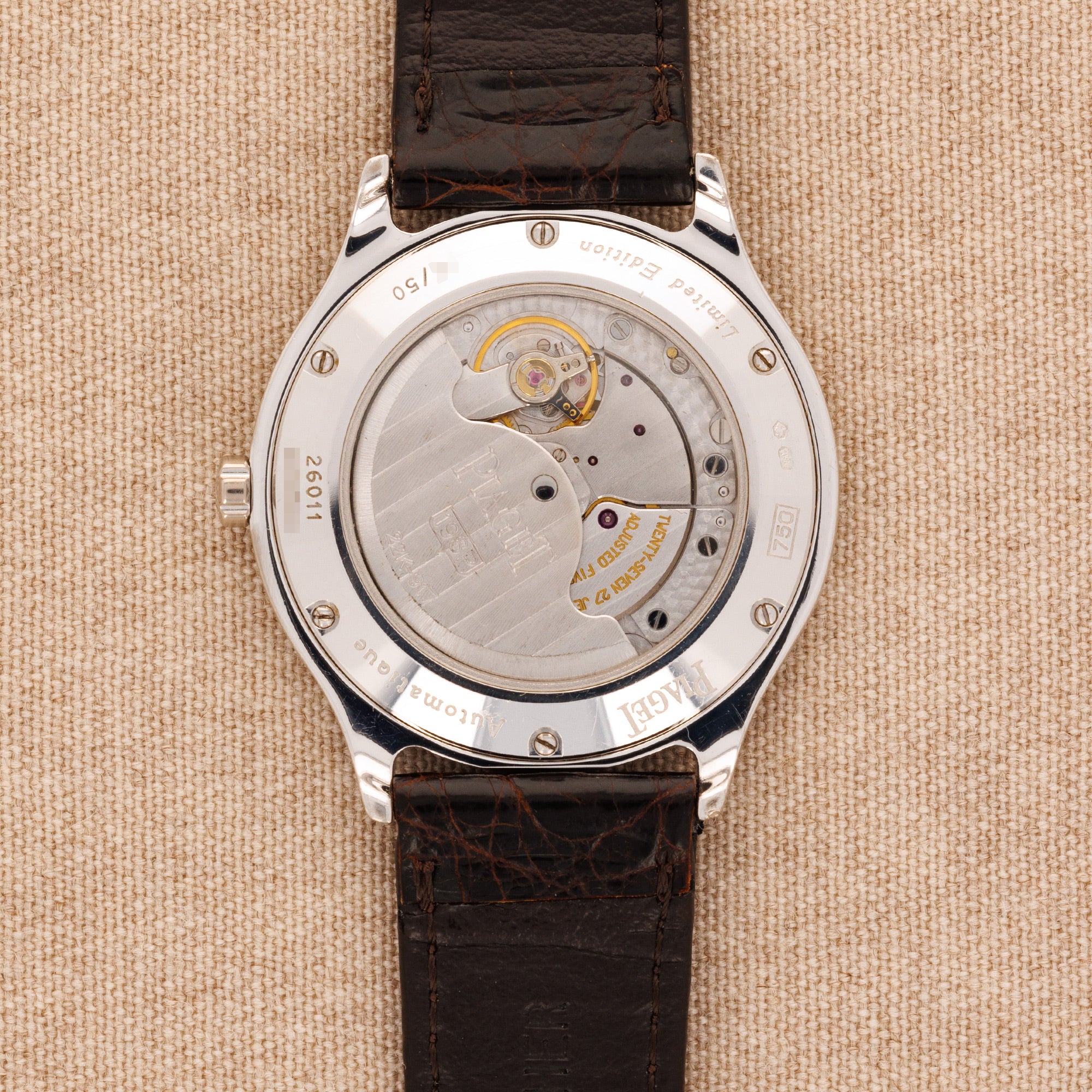 Piaget - Piaget White Gold Lapis Lazuli Watch Ref. 26011 - The Keystone Watches