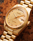 Rolex - Rolex Yellow Gold Day-Date Ref. 18038 with Missoni Ruby Dial - The Keystone Watches