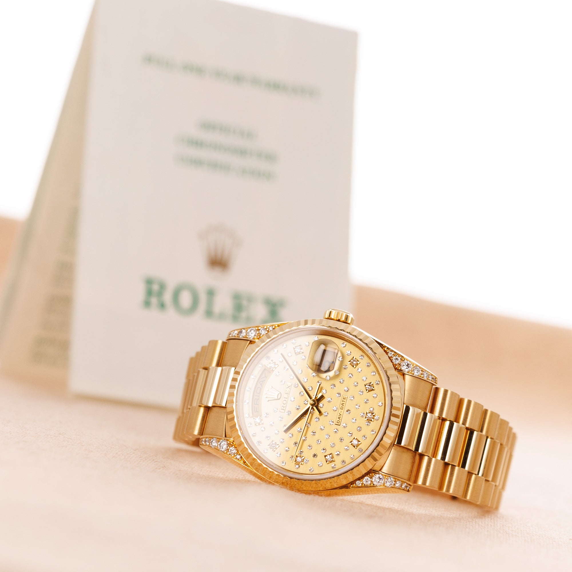 Rolex - Rolex Yellow Gold Day-Date Ref. 18038 with Missoni Ruby Dial - The Keystone Watches