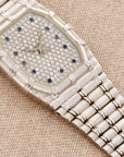Audemars Piguet - Audemars Piguet White Gold Bamboo with Sapphire Markers - The Keystone Watches