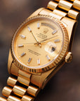 Rolex - Rolex Yellow Gold Day-Date Ref. 18238 with Baguette Diamond Dials - The Keystone Watches